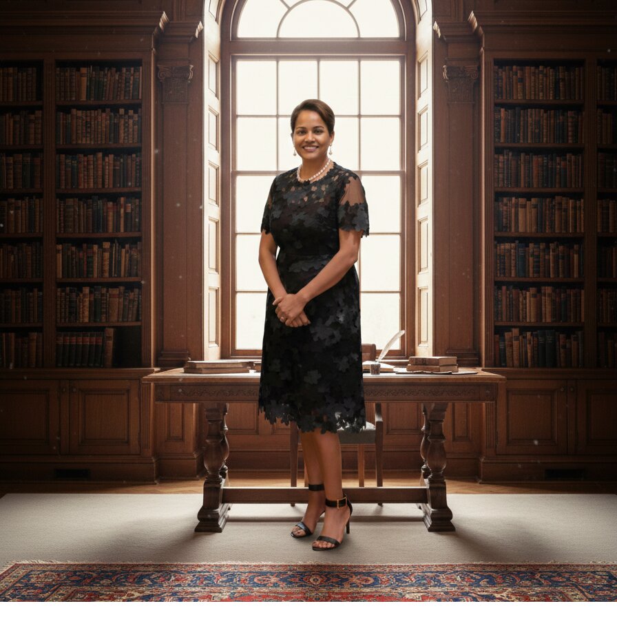 Kim Singh at community event